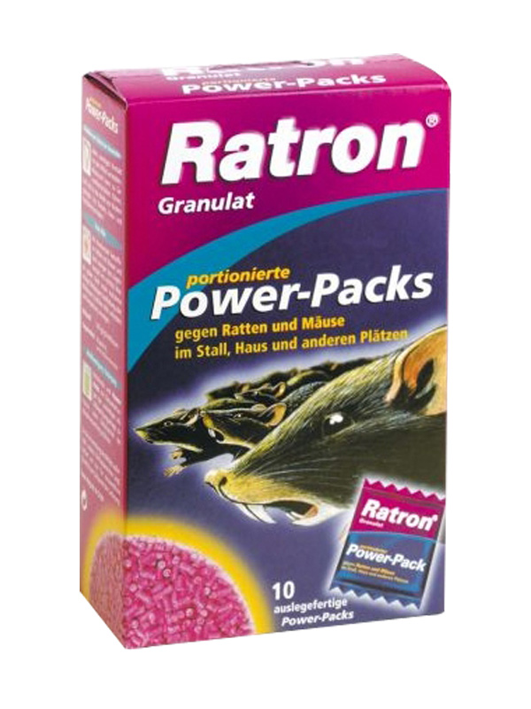 Ratron гранулы от крыс и мышей Power-Packs 10*40 гр
