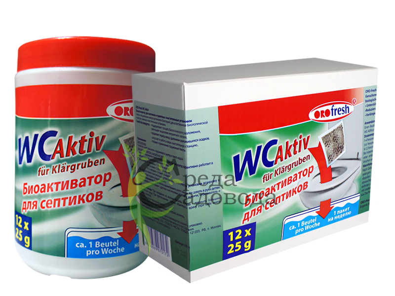 Биоактиватор для септиков WC-Aktiv 12*25g